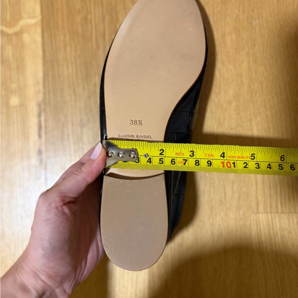 Black leather loafers- Mansur Gavriel - Picture 8 of 8